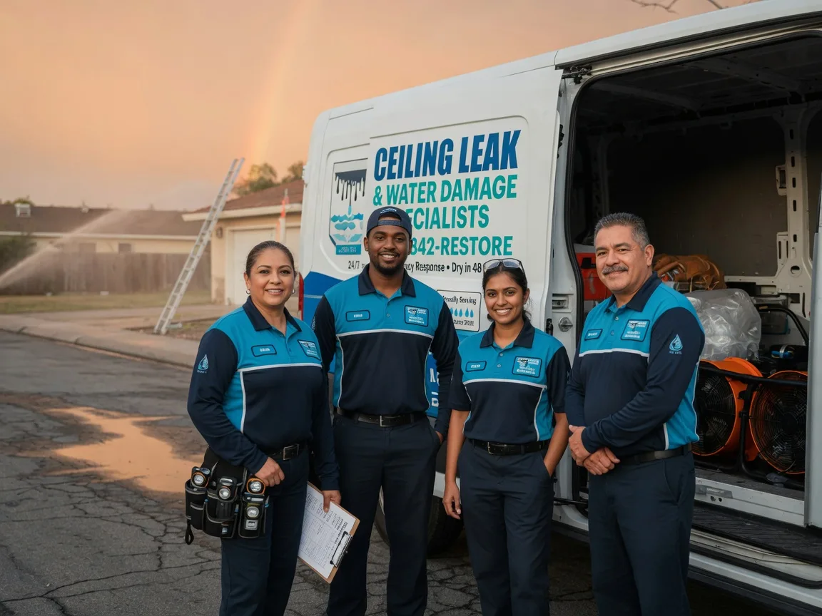 Ceiling Leak Cleanup company in Todd, PA