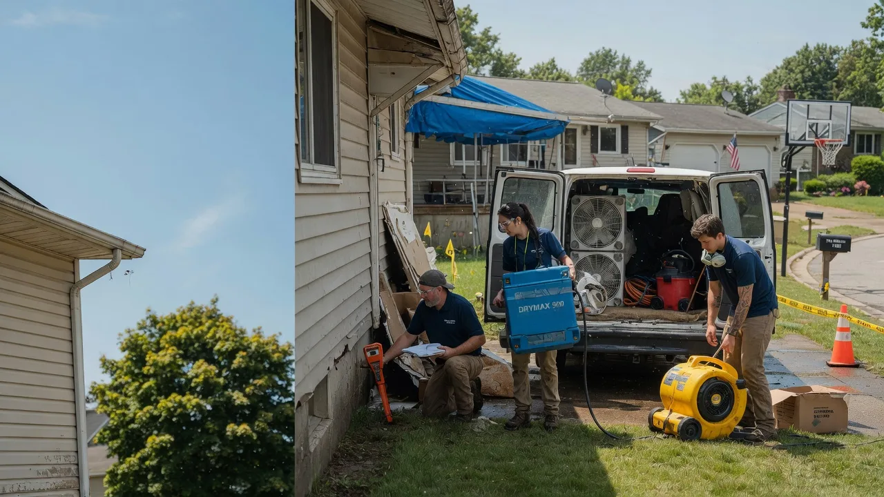 Ceiling Leak Cleanup in Todd, PA near me